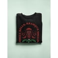 thumbnail image 3 of Jingle Bells, Krampus Smells Dark Holiday Humor Women's Sweatshirt, 3 of 4