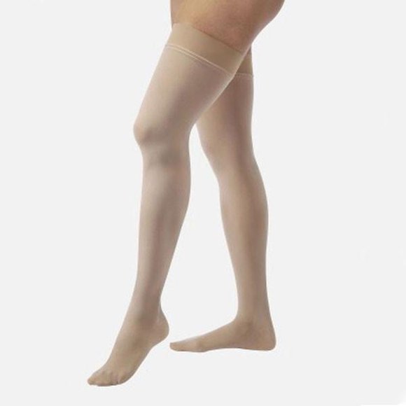 Jobst Relief Closed Toe Thigh Highs - 20-30 mmHg Beige Large 114642