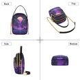 thumbnail image 3 of FORMRS Crossbody Bag for Women Quilted Travel Shoulder Cell Phone Purse with Chain Strap Handbag, Green Digital Art, 3 of 7
