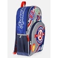 thumbnail image 3 of Marvel Avengers Unisex 17" Varsity-Themed "Avengers Assemble" Backpack, Navy, 3 of 4