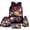 Flag Tennis Print, variant on Uorisanigo 4 in 1 Schoolbag Set for Teens, Blue Wolf Backpack with Lunch Bag Pencil Case Water Bottle Holder Pouch, 4 PCS, Boys, Bookbag School Daypacks for Elementary Middle