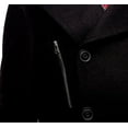 thumbnail image 3 of WESTEND West End Men's Willard Double Breasted Pea Coat - Black - 40R, 3 of 5