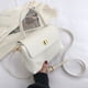 thumbnail image 5 of Bolso de mano clásico retro tipo clutch de PU con hebilla oculta adecuado para damas., 5 of 5