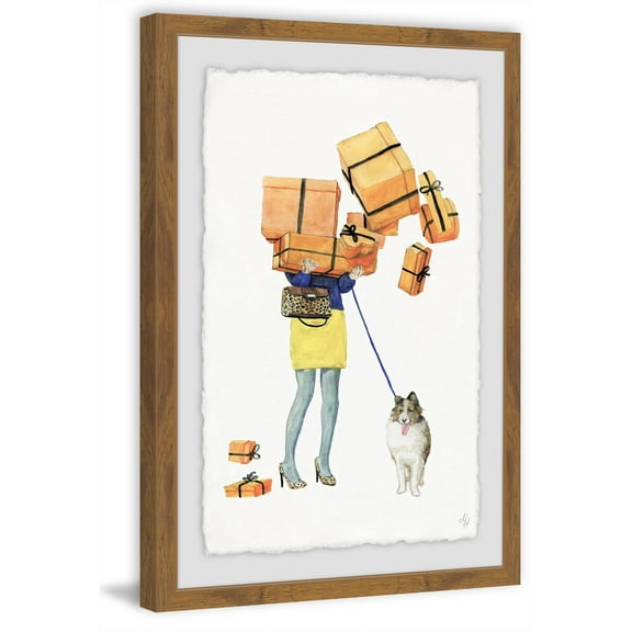 Box of Gifts Framed Painting Print