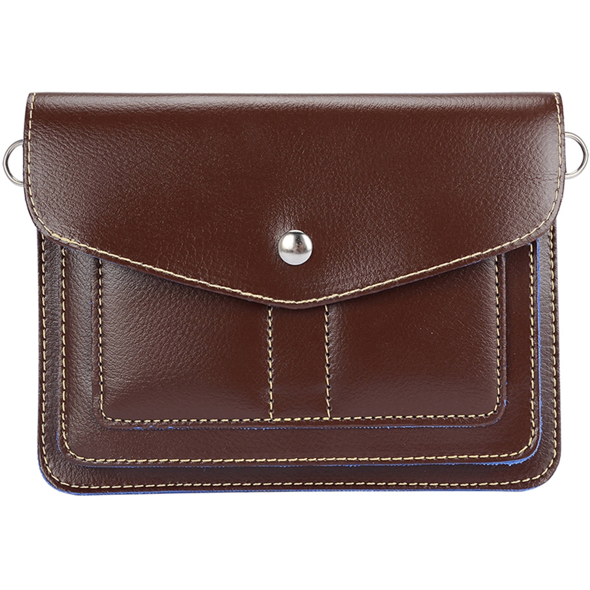SumacLife Handy Faux Leather Protective Horizontal Wallet Carrying Case Purse bag with Shoulder Strap fits up to 6", 6.25" XL sized phones