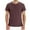dark coffee, variant on Floenr Mens T Shirts,Men's Solid Color Round Neck Half Button Pullover Casual Short Sleeve T-Shirt