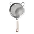 thumbnail image 1 of Colador de alambre de malla fina de acero inoxidable para utensilios de cocina, blanco, 1 of 6