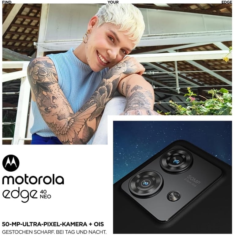 Motorola Edge 40 Neo Dual-SIM 256GB ROM + 8GB RAM Factory Unlocked