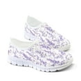 thumbnail image 6 of Psesaysky Butterfly Lavender Casual Shoes for Women Ladies Anti-Slip Breathable Comfortable Loafers Slip on Size 5.5-11.5, 6 of 7