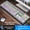 White Colorful, variant on Fanruina Premium Cyberpunk Mechanical Keyboard 104 Keys Retro Typewriter Style with Multi-Function Knob Wired USB Connection Excellent Tactile Feedback Compatible with Desktop and Laptop