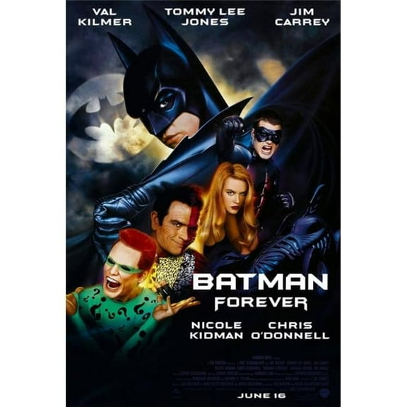 Pop Culture Graphics MOVIH8035 Batman Forever Movie Poster Print, 27 x 40