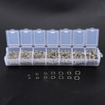 thumbnail image 2 of GUOOL 1500 Pcs Open Jump Rings Box Set for DIY Jewelry Making Finding Silver, 2 of 9