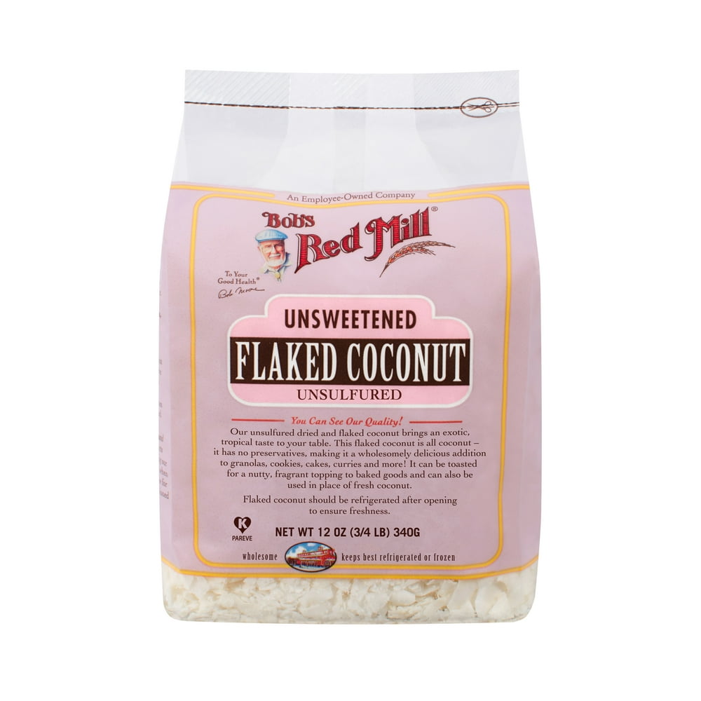 Bob's Red Mill Coconut Flake Unsweetened, 12 Ounce