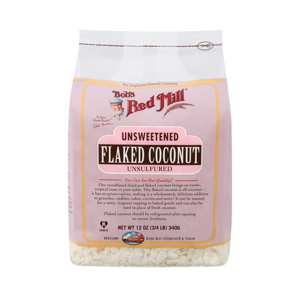 Bob's Red Mill Coconut Flake Unsweetened, 12 Ounce