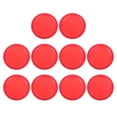 thumbnail image 1 of OULII 10Pcs Red Plastic Replacement Ice Hockey Pucks for Tabletop and Small Hockey Equipment, 1 of 8