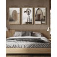 thumbnail image 7 of Vintage Rustic Windmill Barn Cornfield Farmhouse Wall Art Pictures Framed Painting Landscape Countryside Rural 24x36in Natural Framed, 7 of 7