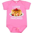 thumbnail image 3 of Inktastic I Love Pancakes with Cute Stack of Pancakes Boys or Girls Baby Bodysuit, 3 of 5