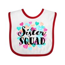 Inktastic Sister Squad Hearts Girls Baby Bib