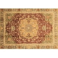 thumbnail image 1 of Ahgly Company Indoor Rectangle Abstract Brown Modern Area Rugs, 4' x 6', 1 of 4