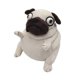 thumbnail image 1 of Pug Dog Stuffed Animal, Funny & Cuddly Puppy Plush Toys For Kids Adults, Dog Plushies Toy Gift, 1 of 5