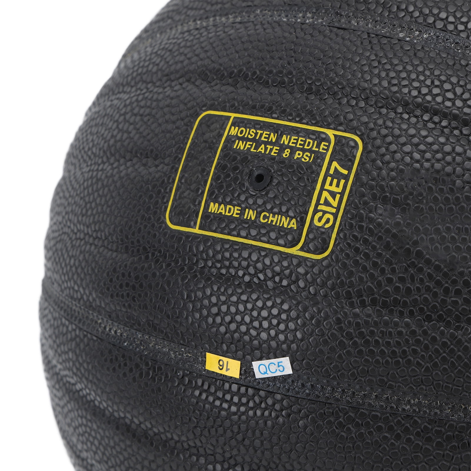 YAHHU Weighted Training Basketball Size 7 (29.5 inches / 75 cm) PU Leather Heavy Trainer Basketball for Men Women Pro Practice Yellow Word 2.8 lbs / 1.3 kg