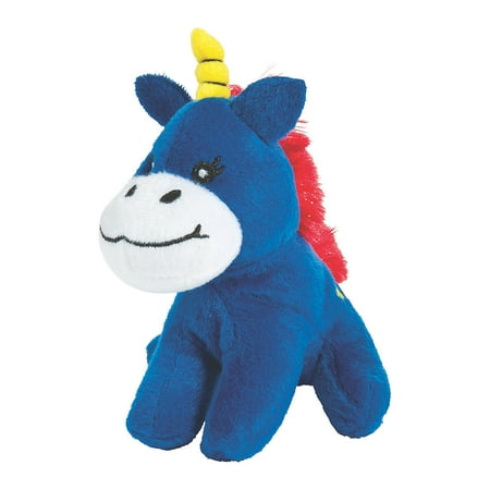 Patriotic Unicorn Plush - Party Favors - 12 Pieces