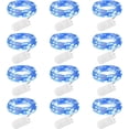thumbnail image 1 of Brightown Paquete de 24 luces de hadas con pilas – 7 pies 20 mini luces LED de alambre plateado impermeable luciérnaga estrellada DIY luces para dormitorio, patio, boda, fiesta, decoración de Navidad, 1 of 4