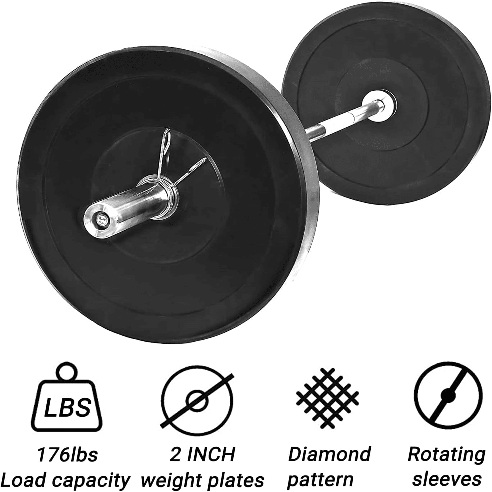 4ft straight online barbell