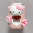 thumbnail image 2 of Exprimidor de pasta de dientes Kawaii Hello Kitty, dispensador de pasta de dientes automático de dibujos animados, pasta de dientes exprimible para niños, encantadora familia, 2 of 4