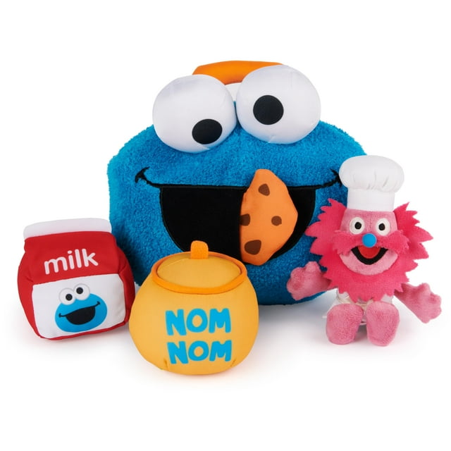 Set de peluche GUND Sesame Street Cookie Monster & Gonger 20 cm