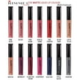 thumbnail image 5 of Rimmel London Stay Matte Liquid Lip Colour, Plum This Show, 0.21 fl oz, 5 of 9