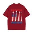 thumbnail image 5 of adaychics Patriotic Shirts for Men 250 Years Short Sleeve Crewneck Cotton Tee Shirts Fashion Clothes for Leisure Travel, 5 of 7