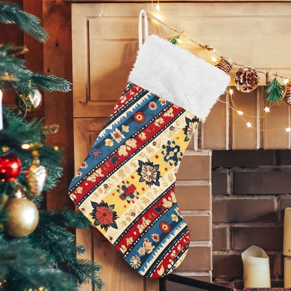 RMDQTR Christmas Stockings for Xmas Gifts - Large Size Festive Holiday Decor for Family Style Of Traditional