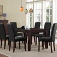 thumbnail image 4 of Subrtex Urban Style PU Leather Waterproof Dirt resistant Dining Chair, Set of 4, Black, 4 of 7