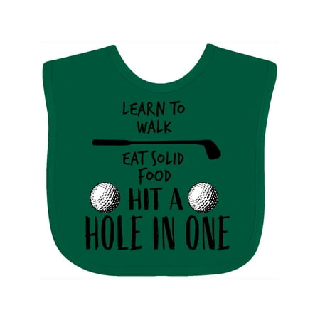 

Inktastic Golf To-Do List- Future Golfer Gift Baby Boy or Baby Girl Bib