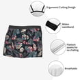 thumbnail image 3 of Pofeuu Colorful Tropical Leaves Print Men’s Boxer Briefs, Moisture-Wicking Underwear, Regular,Trunk-X-Large, 3 of 5