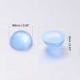 thumbnail image 2 of 100uds Cuentas de resina Unique Bargains 6mm Plana Redonda Cúpula Marino Azul, 2 of 5