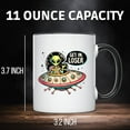 thumbnail image 3 of Funny Alien Coffee Mug Get In Loser UFO Mug Space Theme Alien Abduction Gift Unique Graphic Mug for Space Lovers - 11 Oz. Coffee Mug - CCMUG10207, 3 of 6