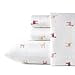thumbnail image 3 of Poppy & Fritz Percale Collection Sheet Set-100% Cotton, Crisp & Cool, Lightweight & Moisture-Wicking Bedding, Queen, Miss Llama, 3 of 4