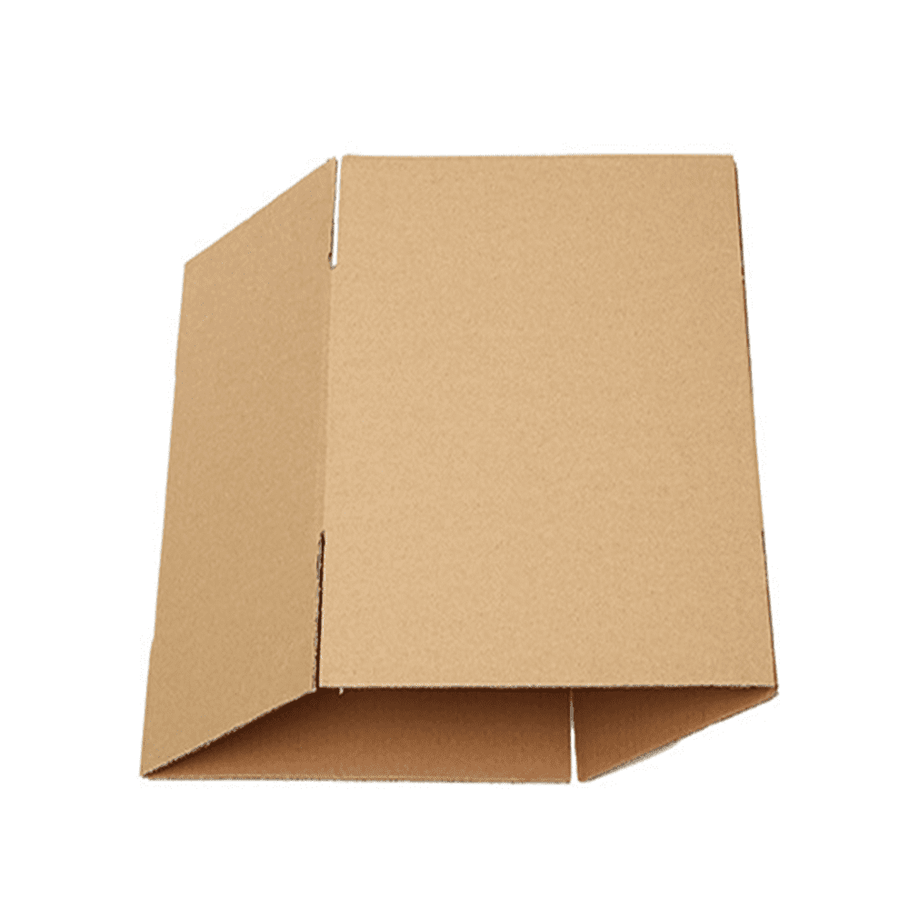 Tcbosik 100 Pack Corrugated Cardboard Storage Boxes, 6x4x4 inch Strong Paper Boxes for Shipping, Packaging, Moving for Home or Business, Yellow