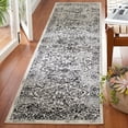 thumbnail image 2 of SAFAVIEH Tulum Braganza Medallion Runner Rug, Ivory/Black, 2' x 15', 2 of 8