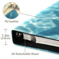 thumbnail image 4 of Leather Cover Photo Album 80 Pockets 4x6 Photos Bookshelf Picture Album Starfish with Sunglasses, 4 of 9