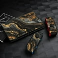 thumbnail image 3 of POBUDS Switch 2 Skin | Sticker Wrap Vinyl Decal | Set Compatible with Nintendo Switch ( Switch 2, Marble Pattern Black Gold), 3 of 5