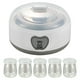 thumbnail image 1 of Máquina de yogurt automática, máquina de yogurt eléctrica bricolaje profesional doméstico doméstico 1.2l mini fermentador, con 5 tazas, 1 of 9