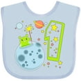 thumbnail image 3 of Inktastic Cute First Birthday Alien in Space Boys or Girls Baby Bib, 3 of 4