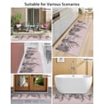 thumbnail image 4 of Tree Branches Bird Front Door Mat Pink Background Black Deadwood Welcome Doormat Indoor Outdoor Entrance Floor Mat Non-Slip Washable Runner Rug for Front Porch Decor 18x47 Inch, 4 of 6