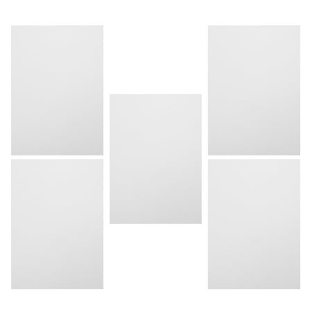 ELAYARD 5pcs Mat Board Sheets Backing Board for Cushioning and Protecting Documents in White