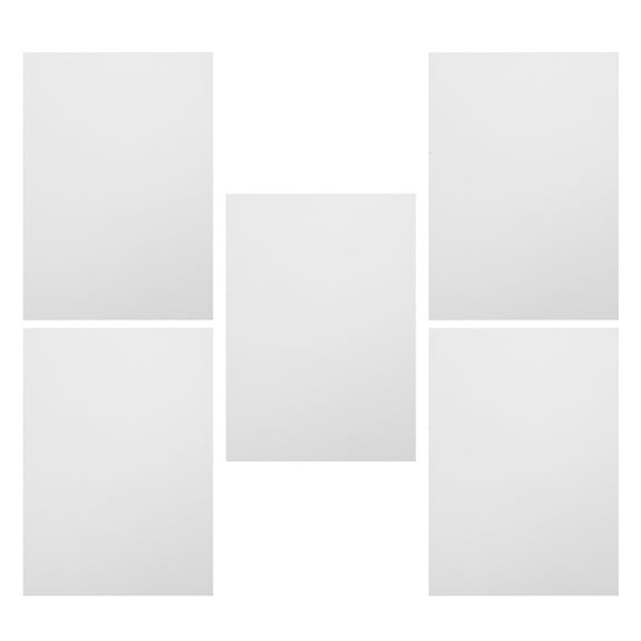 ELAYARD 5pcs Heavy Duty Cardboard Sheets Backer Board for Framing Artwork in White Color