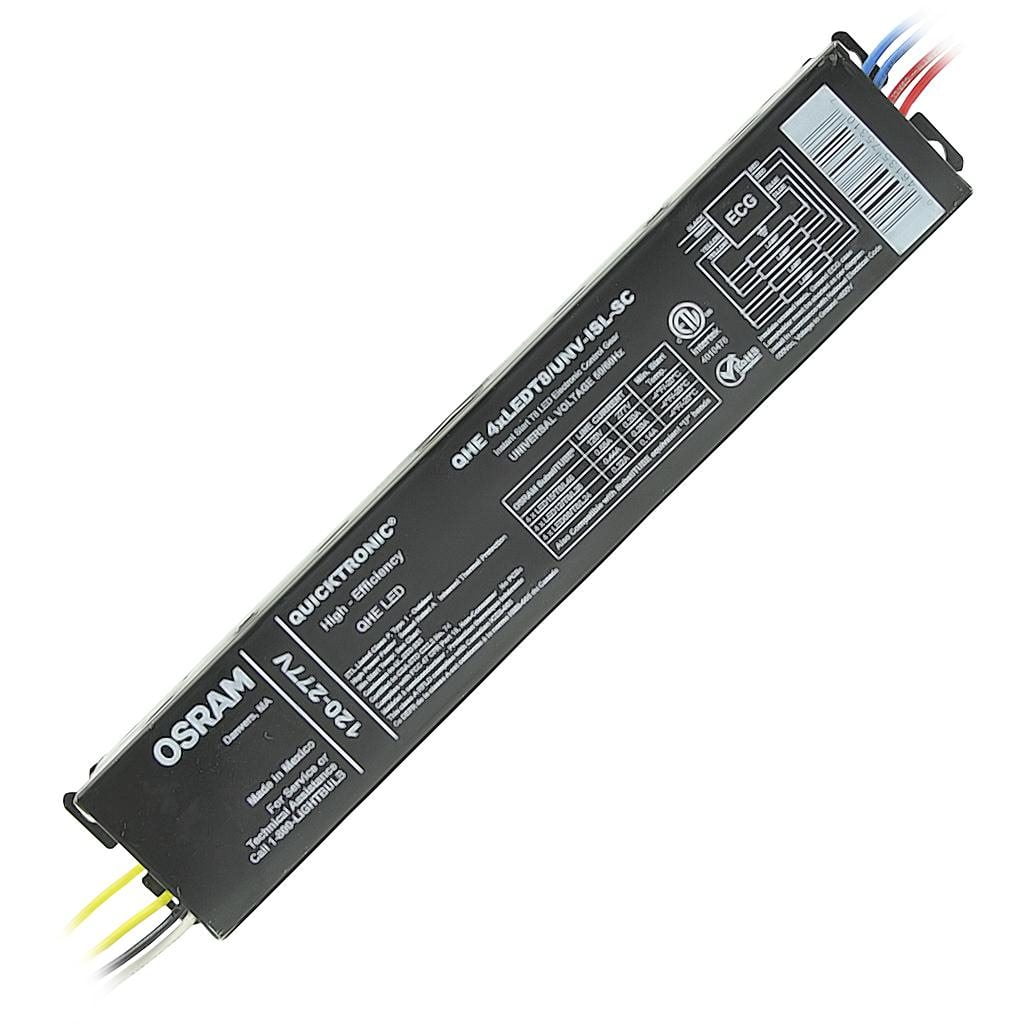Sylvania 75310 - 4 Lamp Universal Voltage LED Driver for T8 Lamps (QHE 4xLEDT8/UNV-ISL-SC
