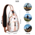 thumbnail image 5 of Rainbow Cartoon Crossbody Sling Bag for Women Men Crossbody Bag Chest Bag for Vacation Party Daily Use AntiTheft Sling Shoulder Bag Gym Sports Travel Hiking Daypack, 5 of 6
